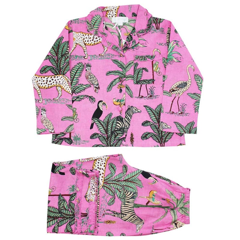 Pink Zoo Pajamas