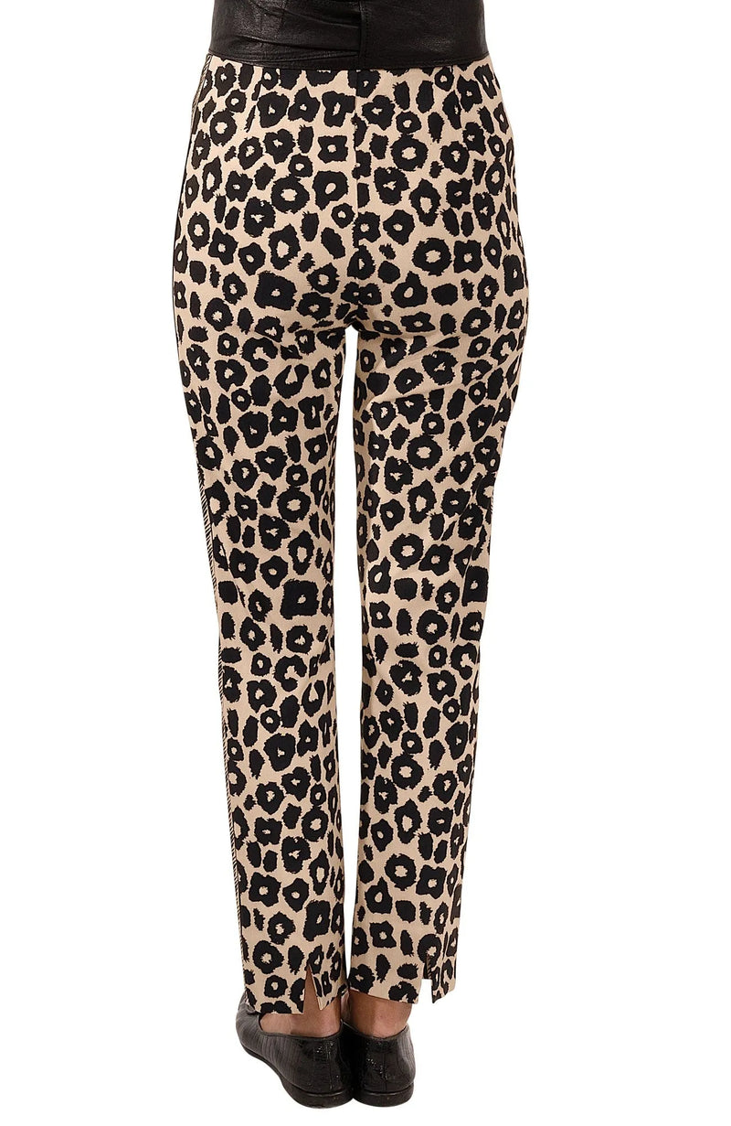 Leopard Pull On Pants